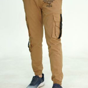 Men's Fashion Trousers - Yellow Stone Print
