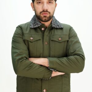 Men's Cotton Jacket with Inner Fur